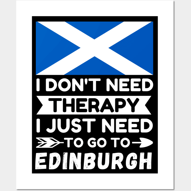 Edinburgh Wall Art by footballomatic